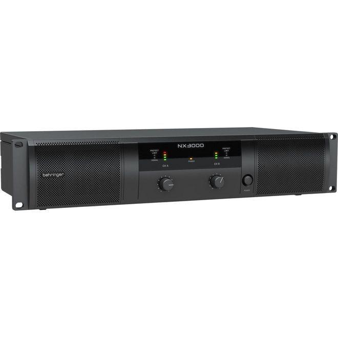 Amplificador de Potência Behringer NX3000 com 3000W - Amplificador